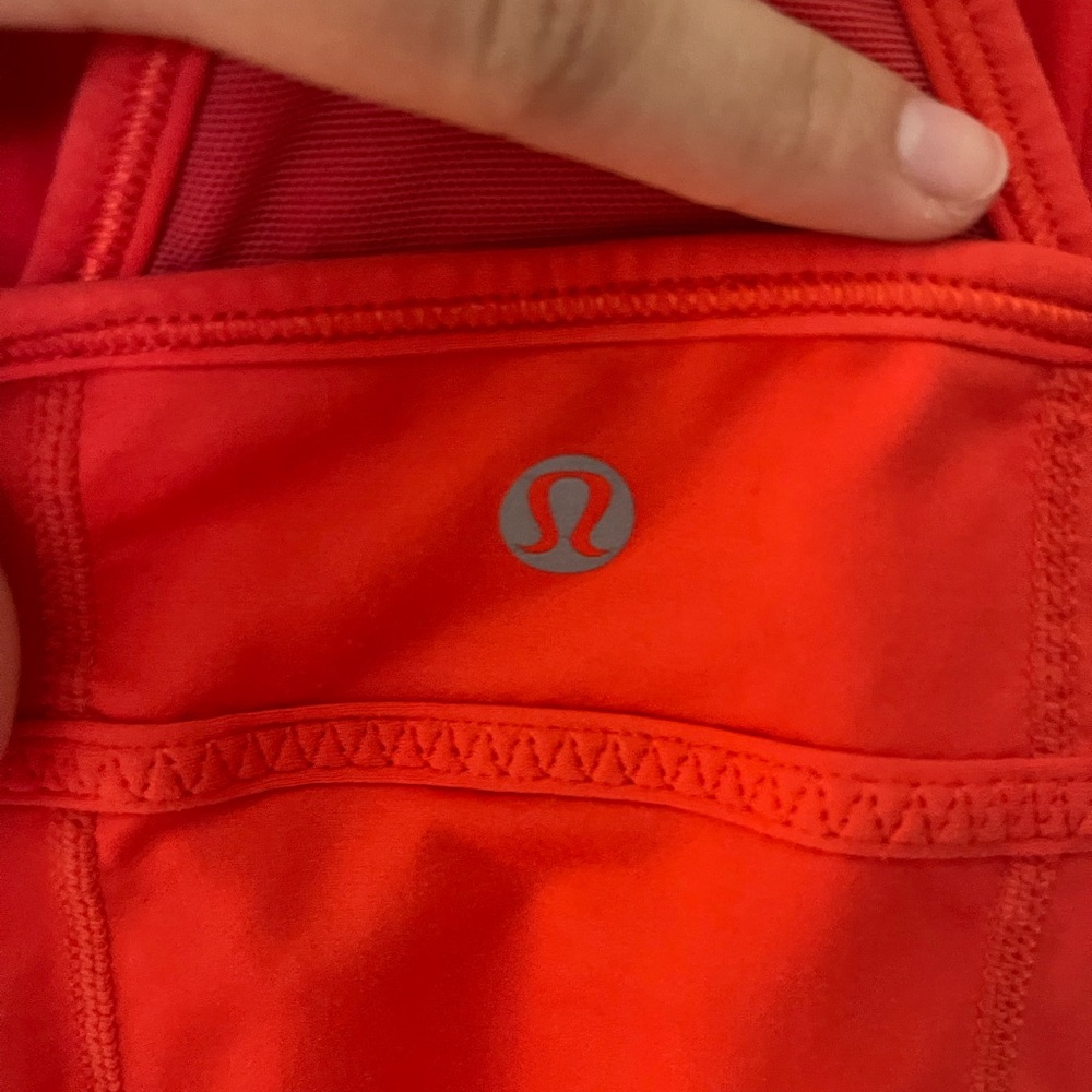 Lululemon Red Athletic Top